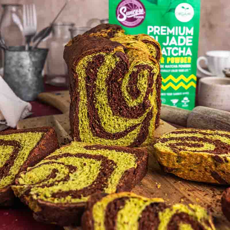 Matcha Chocolate Swirl Bread – Suncore Foods Inc.