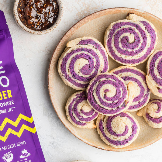 Suncore Foods Purple Sweet Potato Swirl Rolled Scones