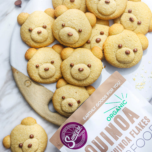 Suncore Foods Adorable Bear Gluten-Free Quinoa Snowflakes Cookies