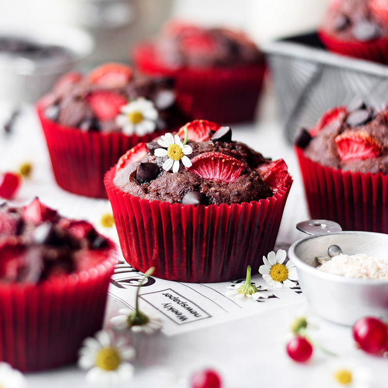 Suncore Foods Chocolate Strawberry Quinoa Muffins