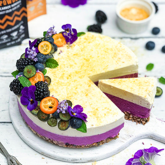 Suncore Foods Ebony Carrot Sparkly Passion Fruit Cheesecake