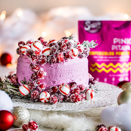 Suncore Foods Pink Pitaya Chocolate Peppermint Cake