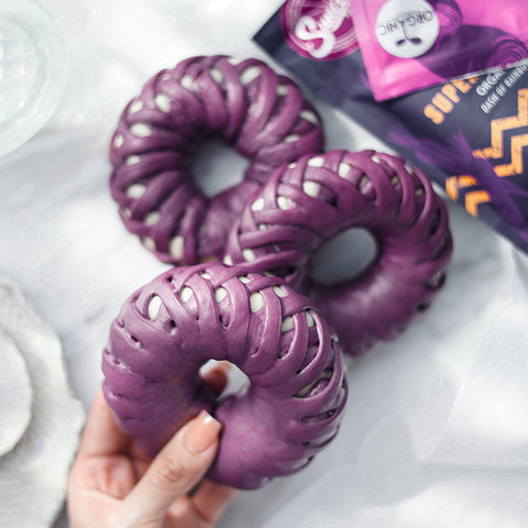 6-Ingredient Purple Sweet Potato & Ebony Carrot Steamed Buns