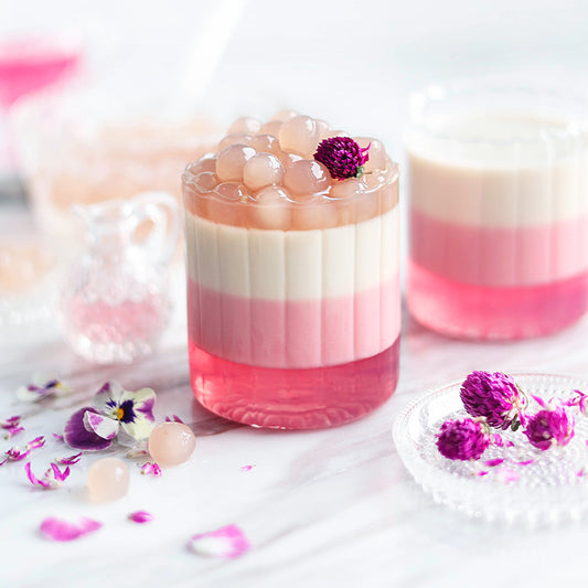 Suncore Foods Globe Amaranth Flower Pudding with Tapioca Pearls