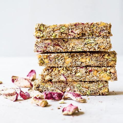 Apple Amaranth Chia Hemp Seed Bars