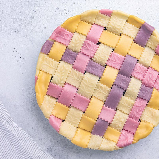 Apricot & Blackberry Lattice Pie