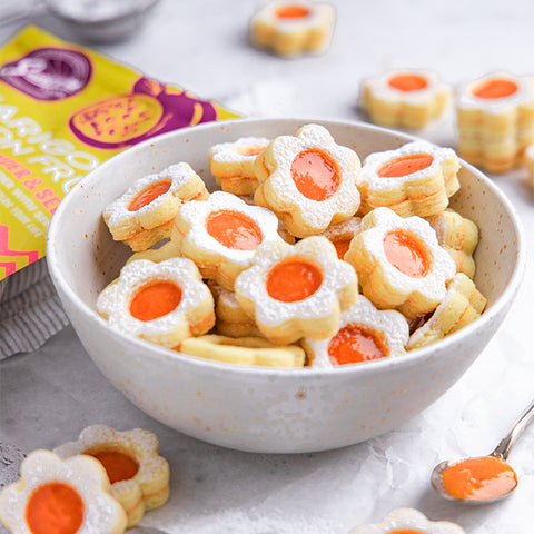 Apricot Ginger and Passion Fruit Cookies