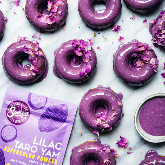 Suncore Foods Baked Lilac Taro Yam Donuts