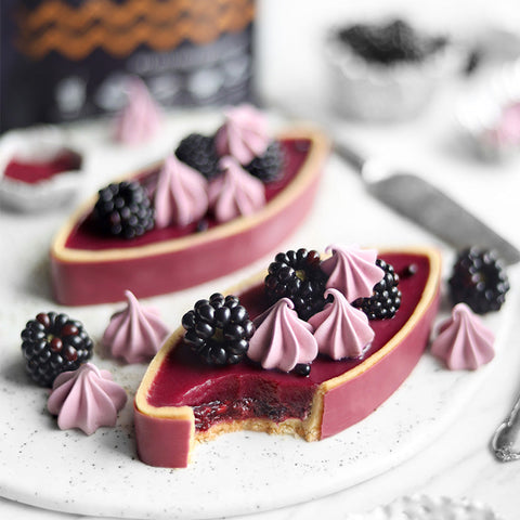 Blackberry Ebony Carrot Tart