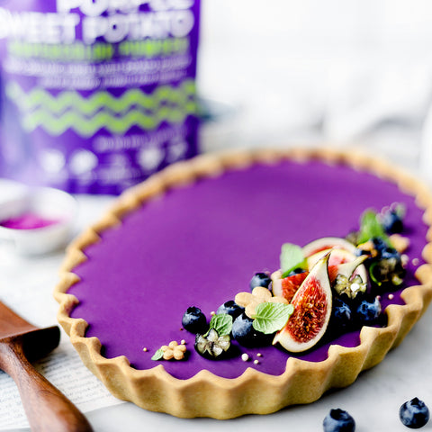 Purple Sweet Potato Carrot Pie