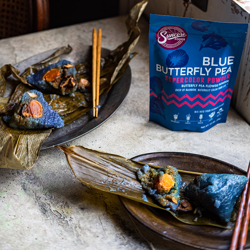 Suncore Foods Blue Butterfly Pea Sticky Rice Dumplings