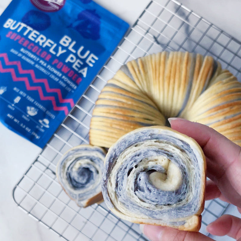 Suncore Foods Blue Butterfly Wool Roll Bread