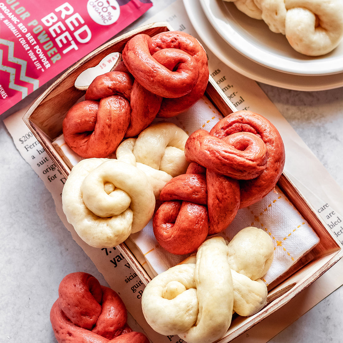 Suncore Foods Red Beet Mantou Steamed Buns
