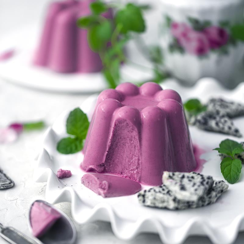 Suncore Foods Cerise Prickly Pear Pink Pitaya Panna Cotta
