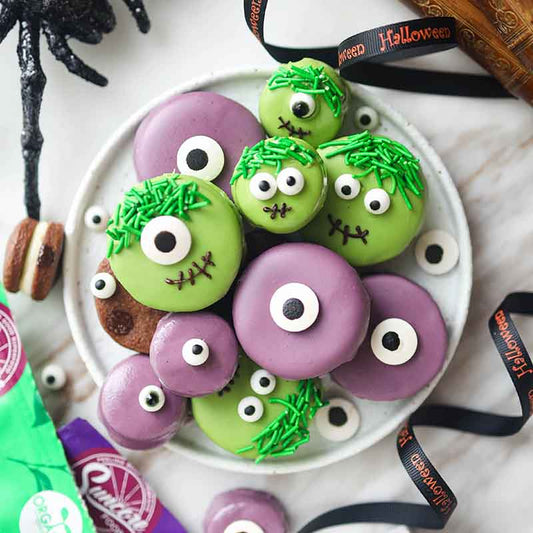 Suncore Foods Halloween Chocolate Covered Sandwich Cookies