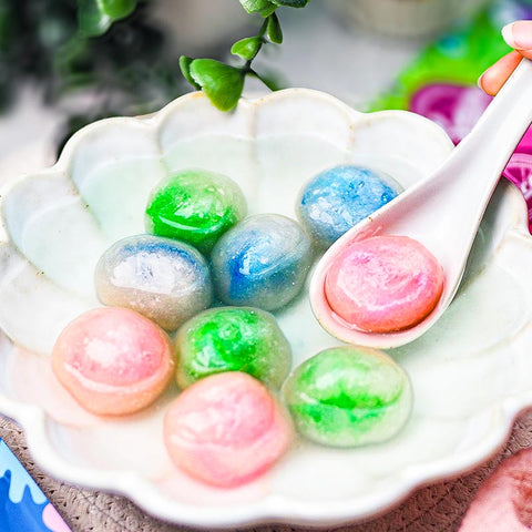 Colorful Crystal Glutinous Rice Balls