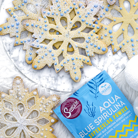 Dreamland Sugar Cookies with Blue Royal Icing