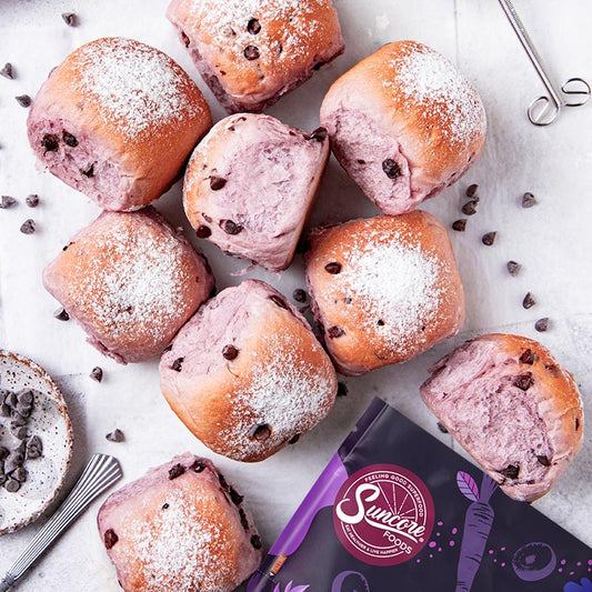 Suncore Foods Purple Chocolate Dinner Rolls