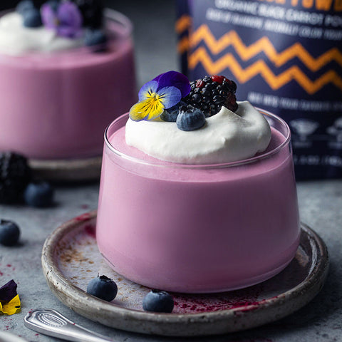 Ebony Carrot Mousse Shooters