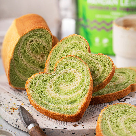 Suncore Foods Emerald Pandan Heart Bread