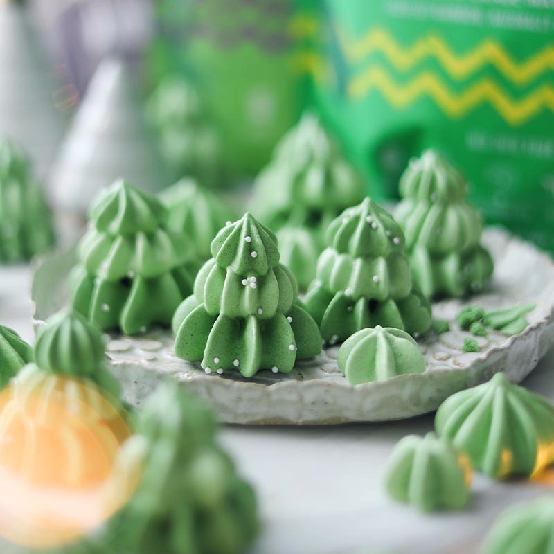 Suncore Foods Christmas Tree Meringue Cookies