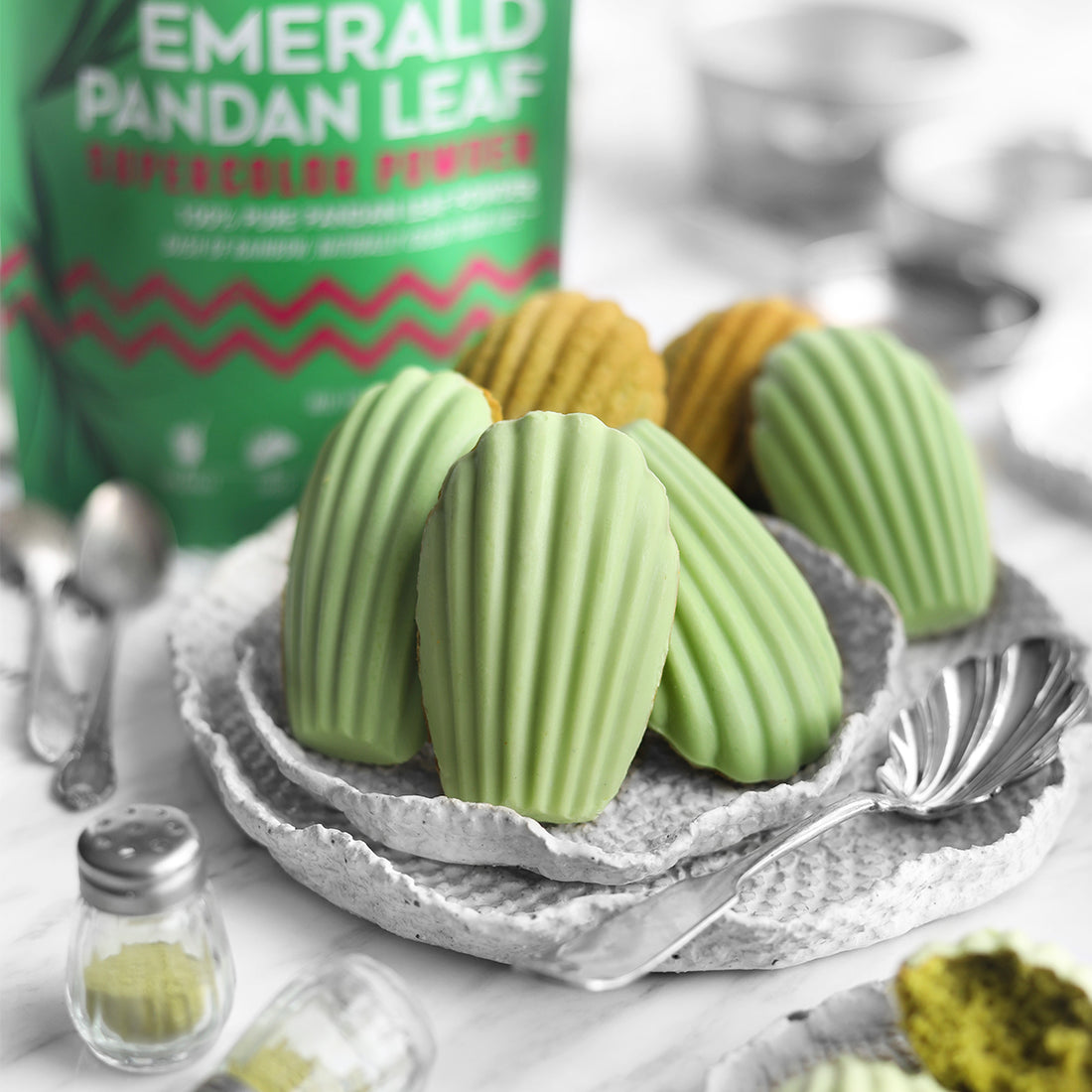 Suncore Foods Emerald Pandan Madeleines