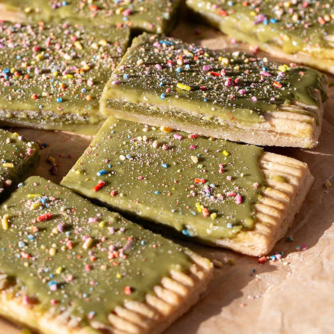 Giant Frosted Matcha Pop Tarts