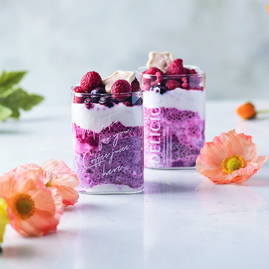 Suncore Foods Rainbow Chia Seed Pudding Parfaits