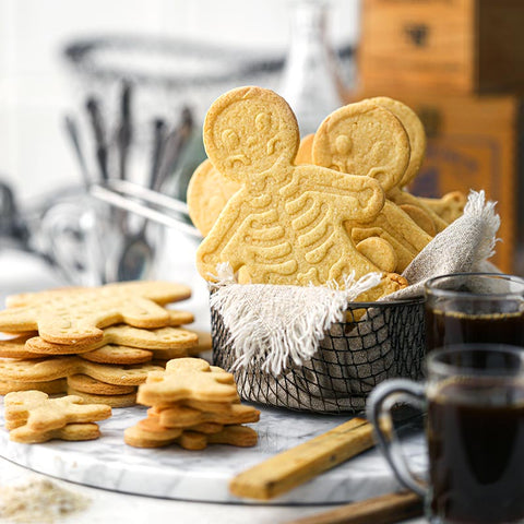 Halloween Skeleton Quinoa and Baked Yam Cookies