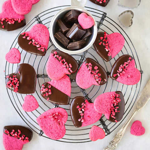 Sweet Heart Beet Cookies