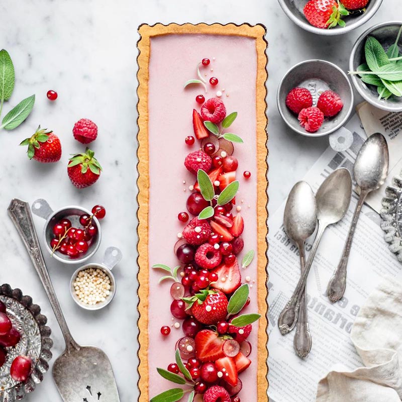 Suncore Foods Pink Pitaya Strawberry Yogurt Tart