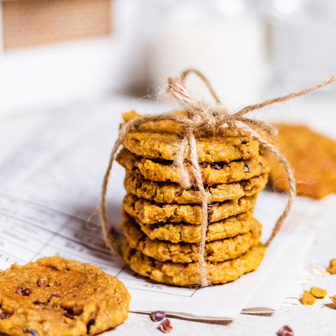Cacao Nibs Peanut Butter Cookies
