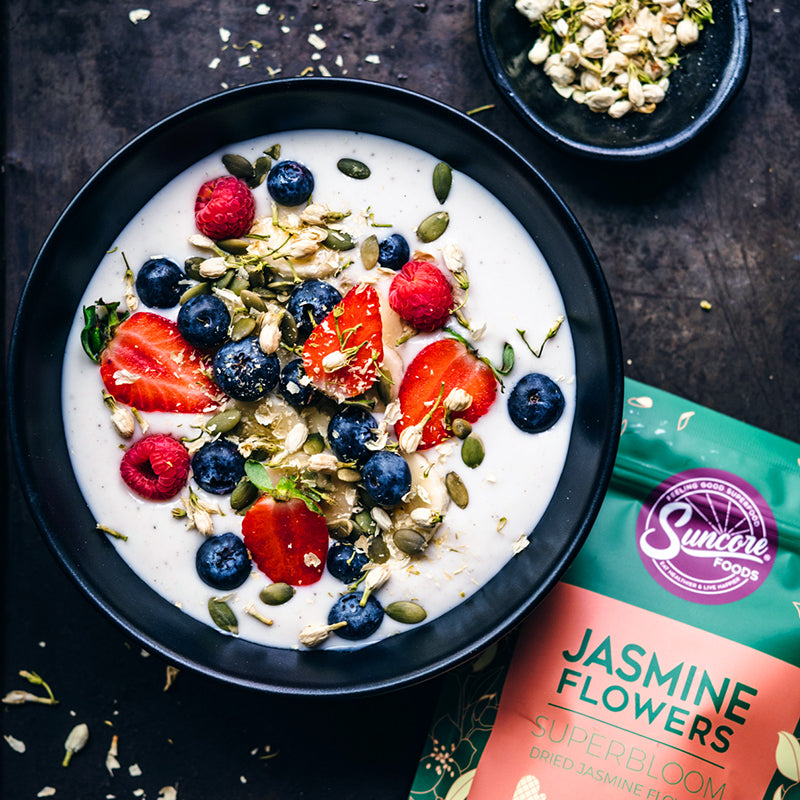 Suncore Foods Jasmine Flowers Panna Cotta