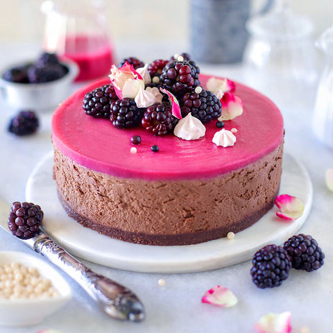 Luscious Vegan Chocolate Red Beet Jello Mousse