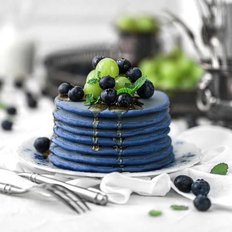 Suncore Foods Magical Heroic Blue Blue Spirulina Pancakes