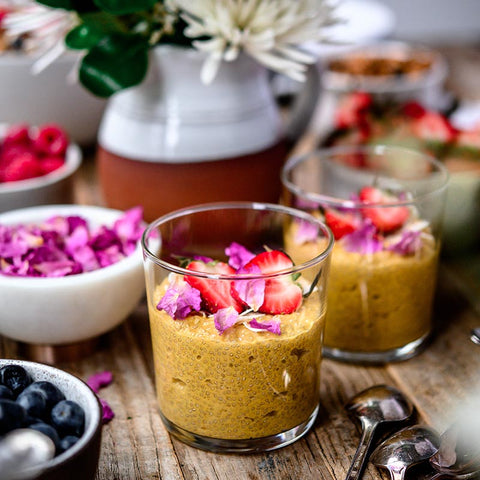 Mango Yellow Goldenberry Chia Pudding