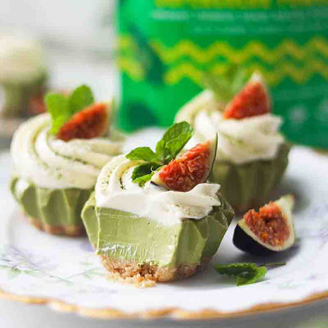Matcha Cheesecake Bites