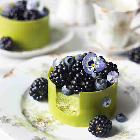 Matcha & Lemon Mousse Cake