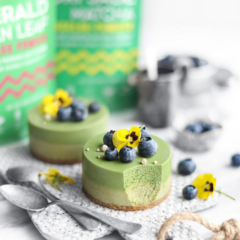 Matcha Pandan Cheesecake