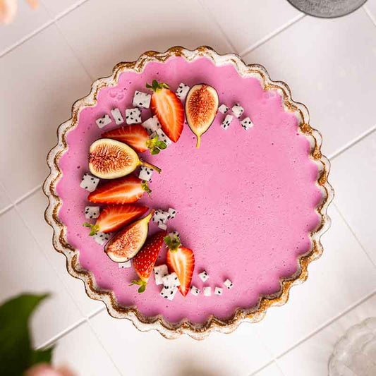 Suncore Foods No Bake Pink Pitaya Tart