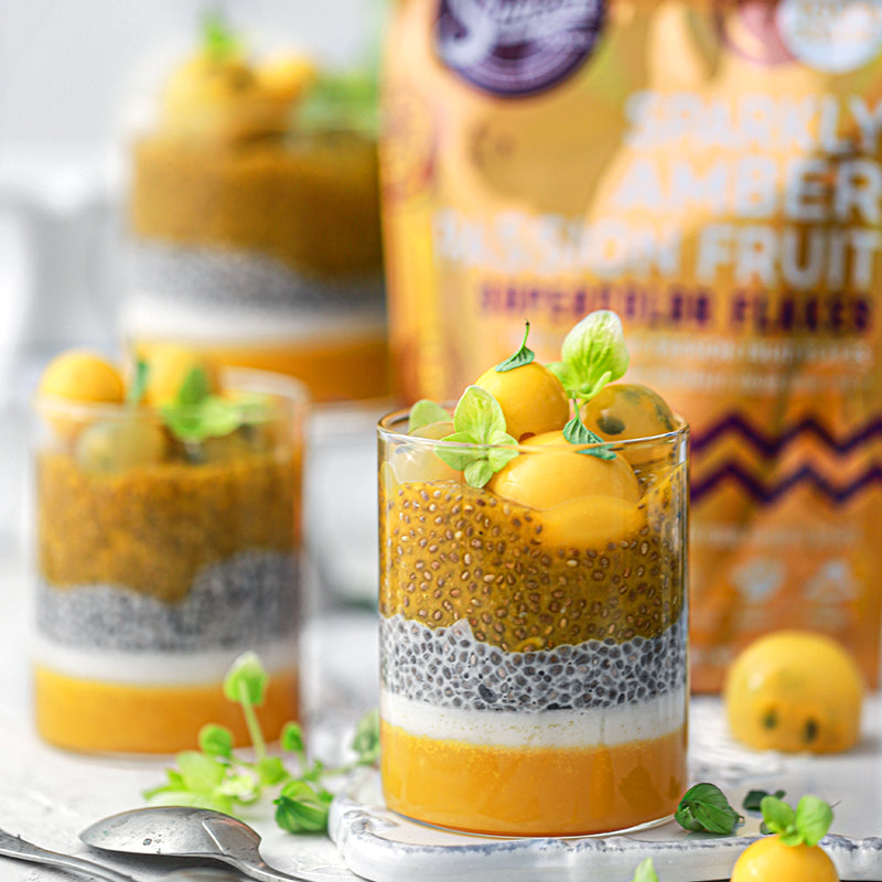 Suncore Foods Passion Fruit & Mango Chia Jelly Parfait