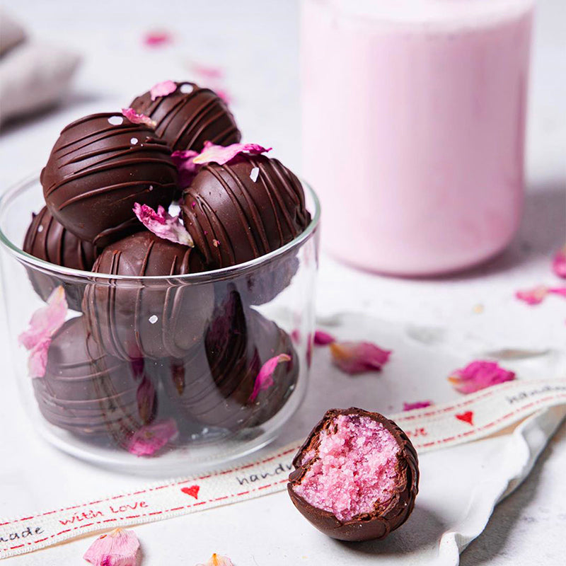 Suncore Foods Pink Pitaya Chocolate Coconut Bliss Balls
