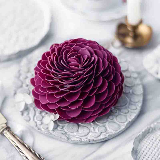 Suncore Foods Purple Sweet Potato Ebony Carrot Blackcurrant Mousse Cake
