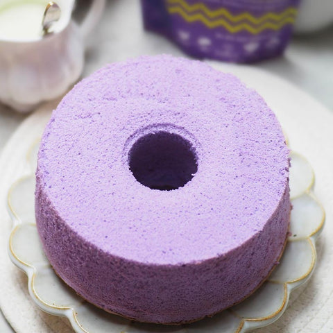 Purple Sweet Potato Chiffon Cake