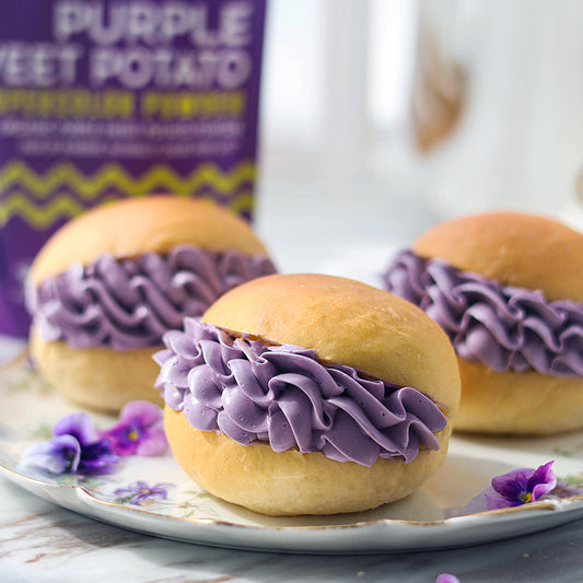 Suncore Foods Purple Sweet Potato Cream Filled Buns