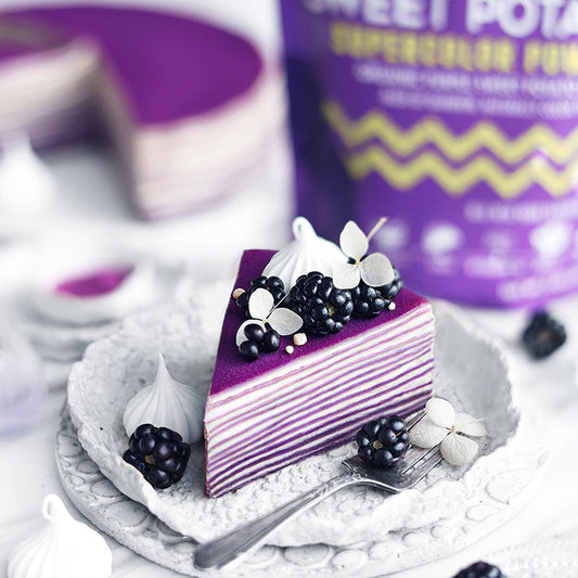 Suncore Foods Purple Sweet Potato Crepe Cake