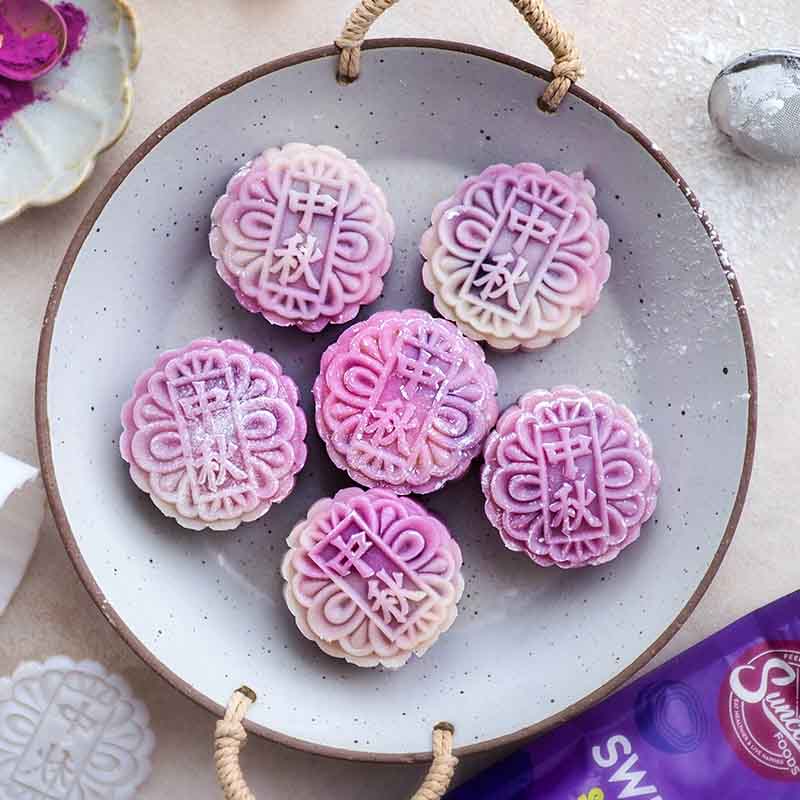 Suncore Foods Purple Sweet Potato Snowskin Mooncakes