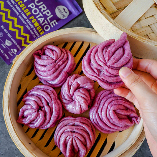 Suncore Foods Purple Sweet Potato Steamed Bread Buns