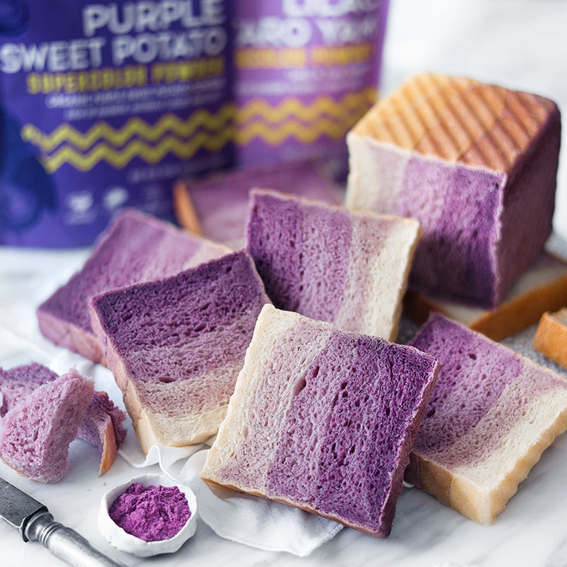 Suncore Foods Purple Sweet Potato & Taro Yam Bread