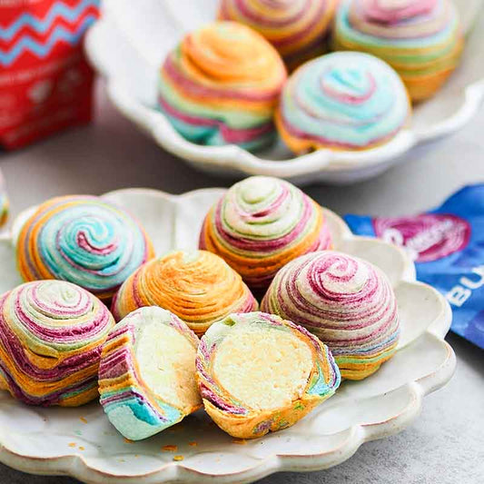 Suncore Foods Rainbow Mooncakes
